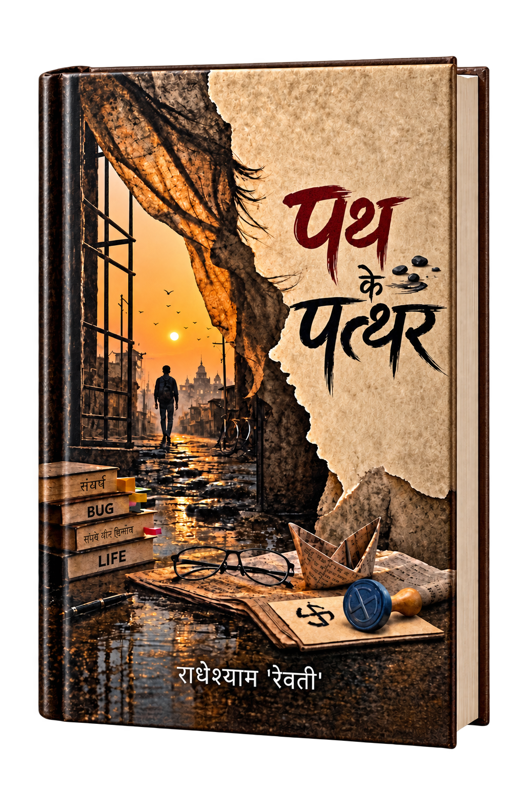 Path Ke Patthar book cover by Radheshyam